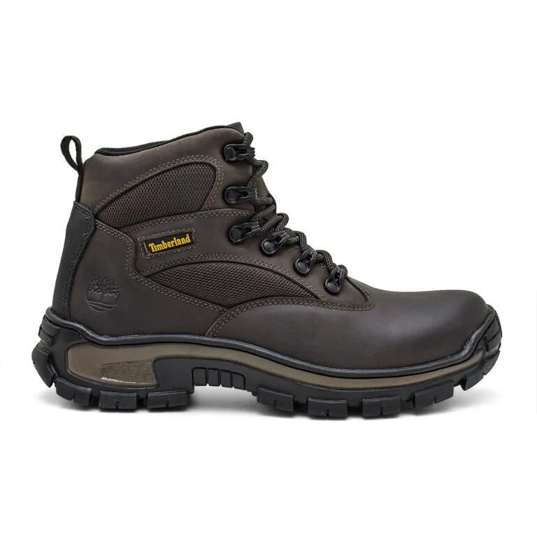 Bota Masculina em Couro Legitimo 13018 CH0C0LATE
