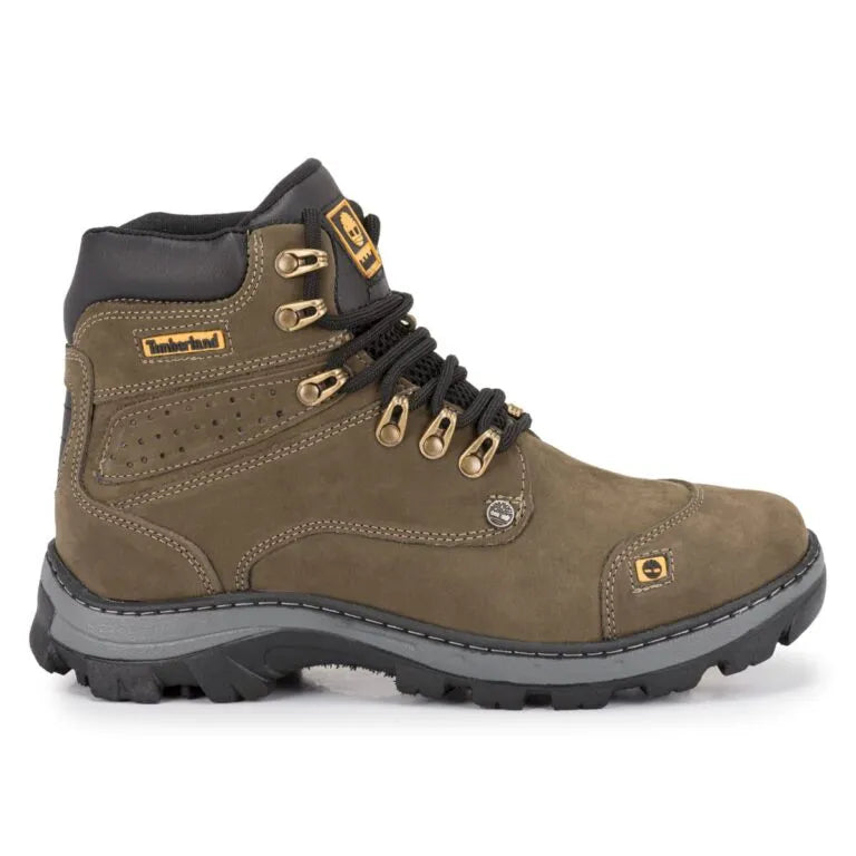 Bota Masculina em Couro Legitimo Tlmber 800 Verde