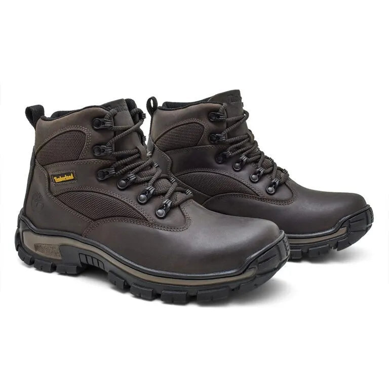 Bota Masculina em Couro Legitimo 13018 CH0C0LATE
