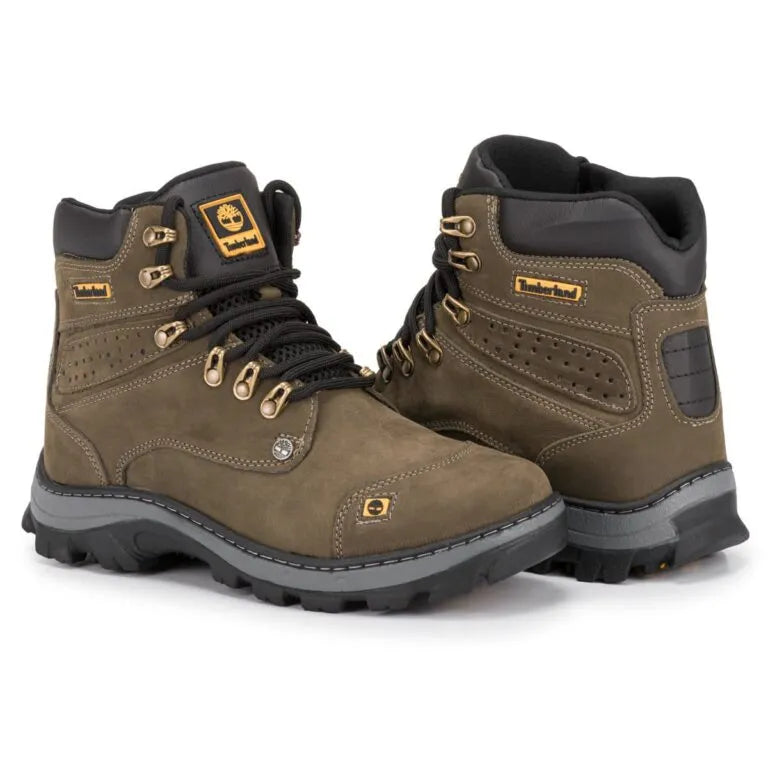 Bota Masculina em Couro Legitimo Tlmber 800 Verde