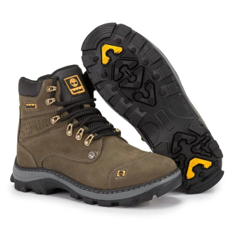 Bota Masculina em Couro Legitimo Tlmber 800 Verde